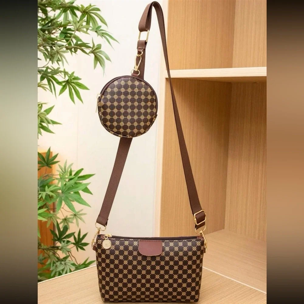 ⚠️Clearance🤎Small Square Bag Crossbody With Coin Purse - Picture 2 of 5